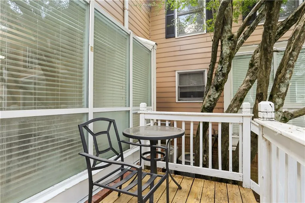 View of deck