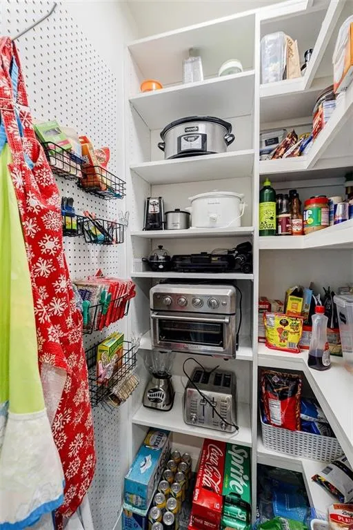 View of storage area