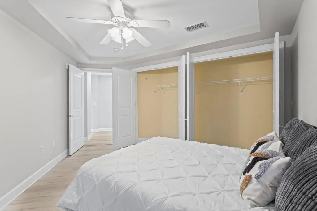 Bedroom #2 has an abundance of closet space