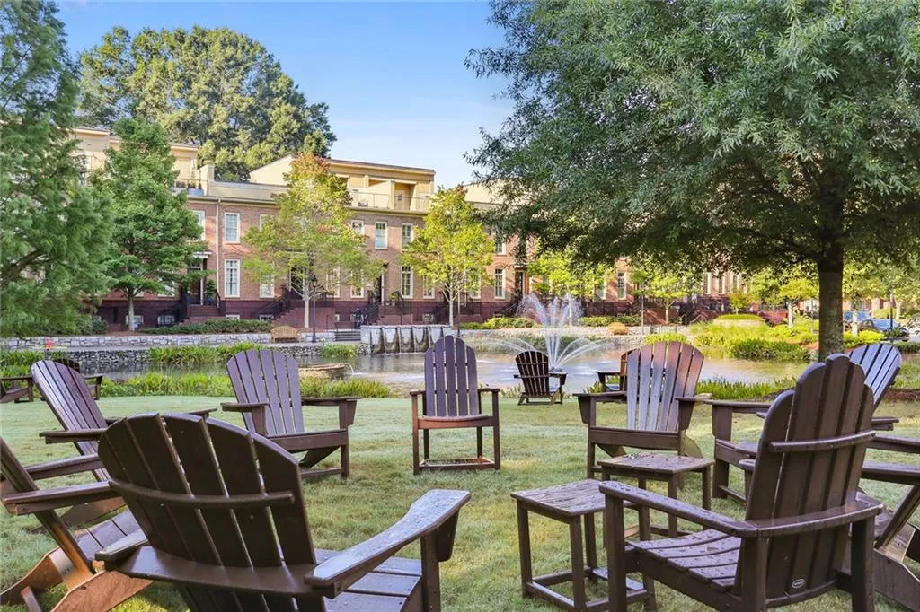 Gather with neighbors by the pond