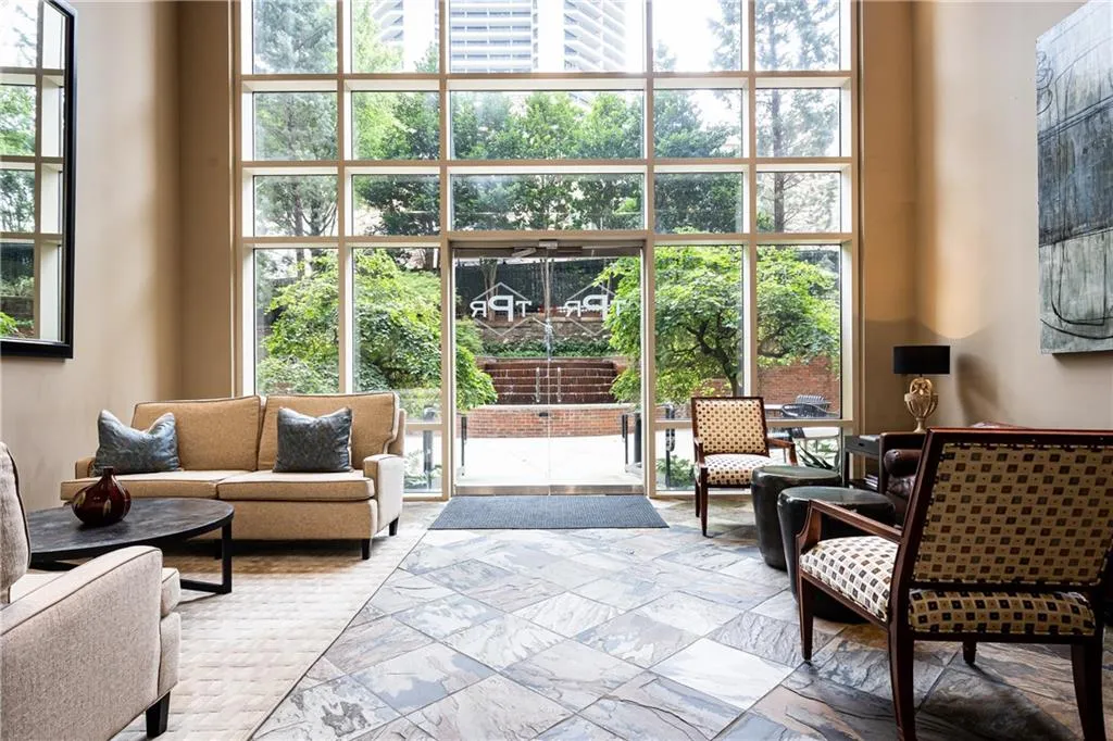 Lower level lobby