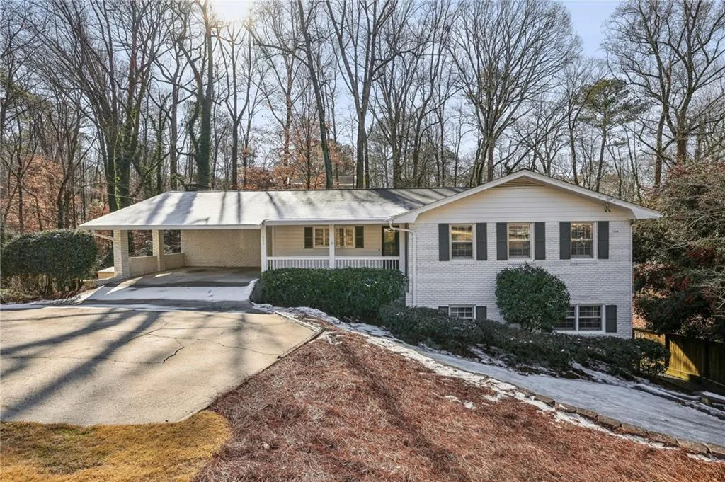 This home is much larger than it appears from street.
