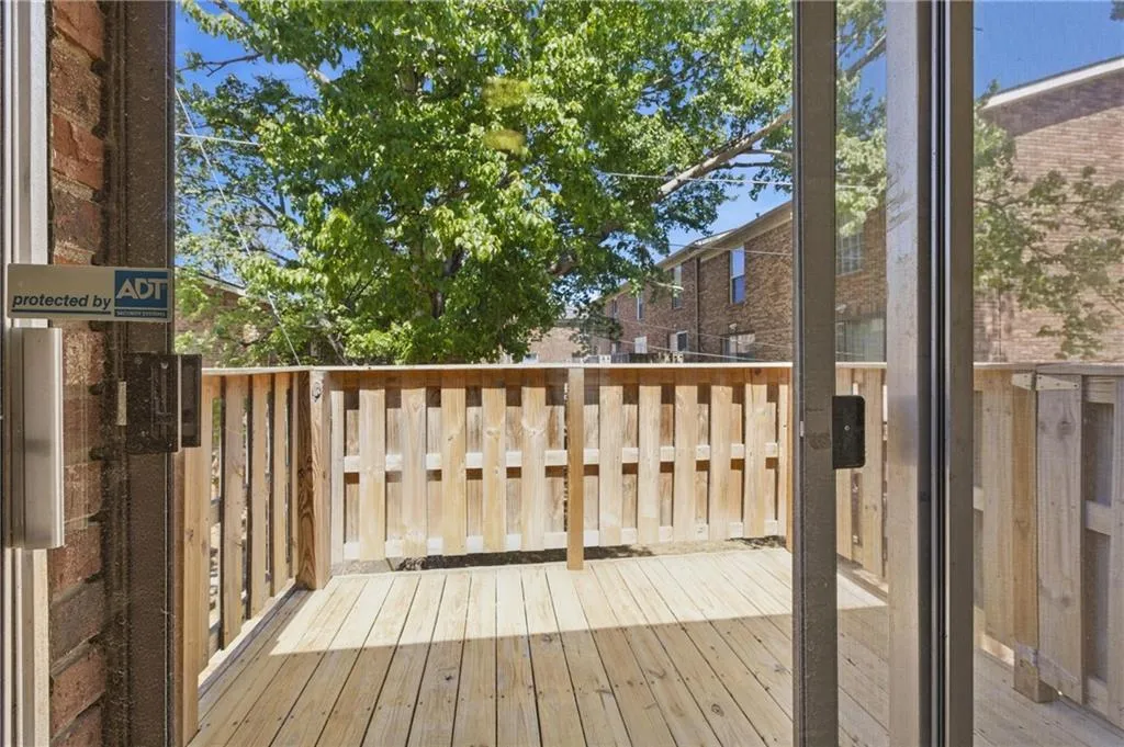 View of deck