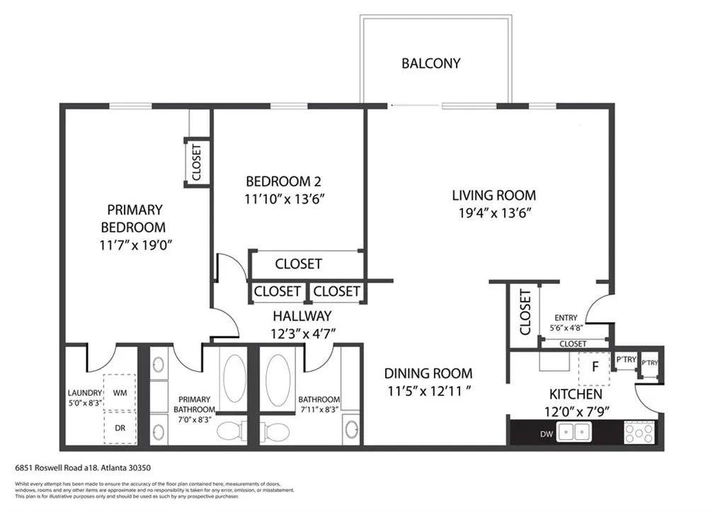 6851 Roswell Road Unit A18, Atlanta, Georgia 30328, 2 Bedrooms Bedrooms, ,2 BathroomsBathrooms,Residential,For Sale,6851 Roswell Road Unit A18,7394362