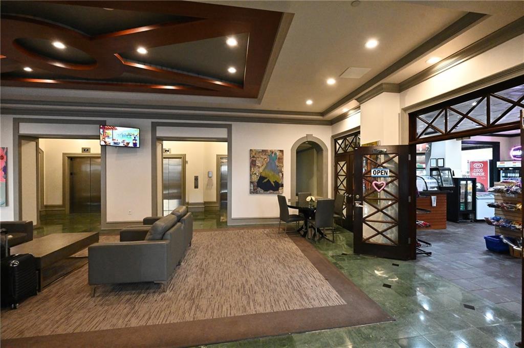 View of building lobby