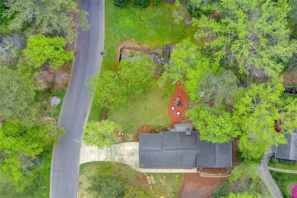 Aerial View of Entire .8 Acre Property