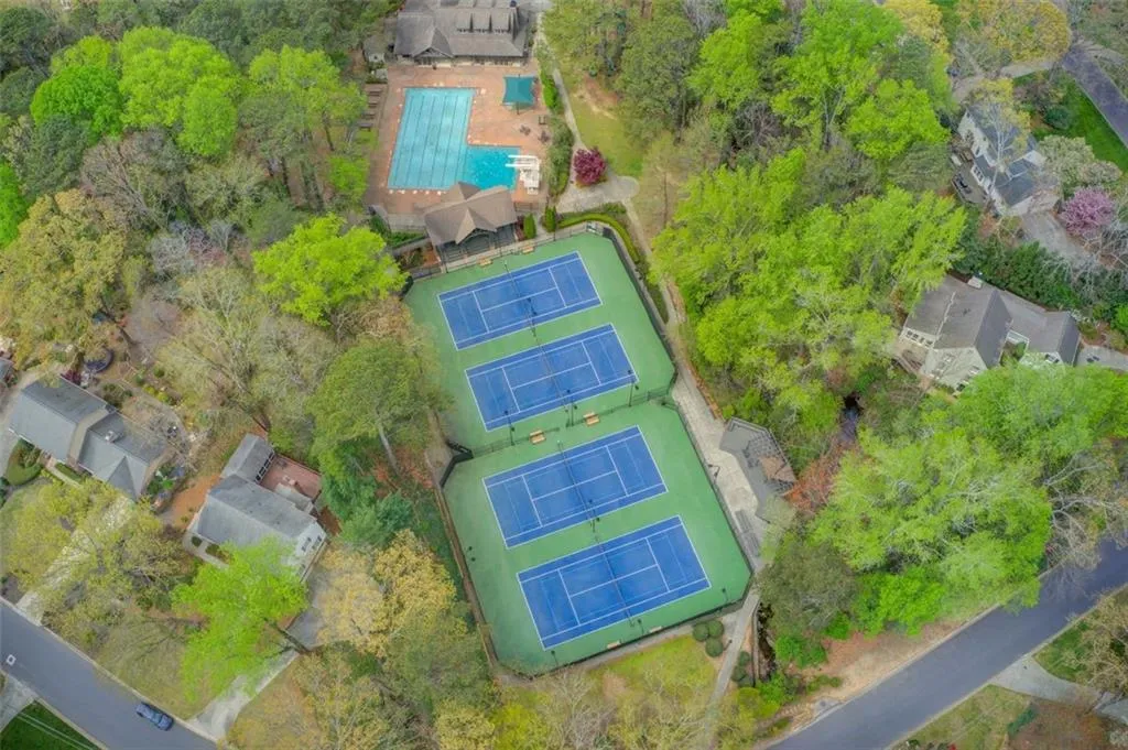 Aerial View of Amenities at the optional neighborhood Branches Club