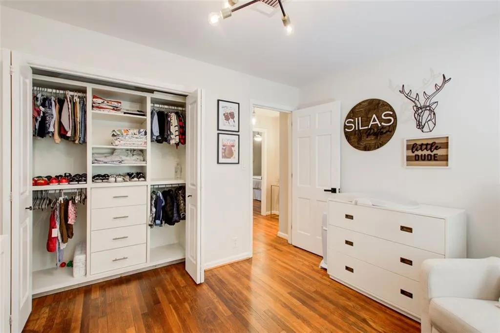 Secondary Bedroom #2 with Custom Closets