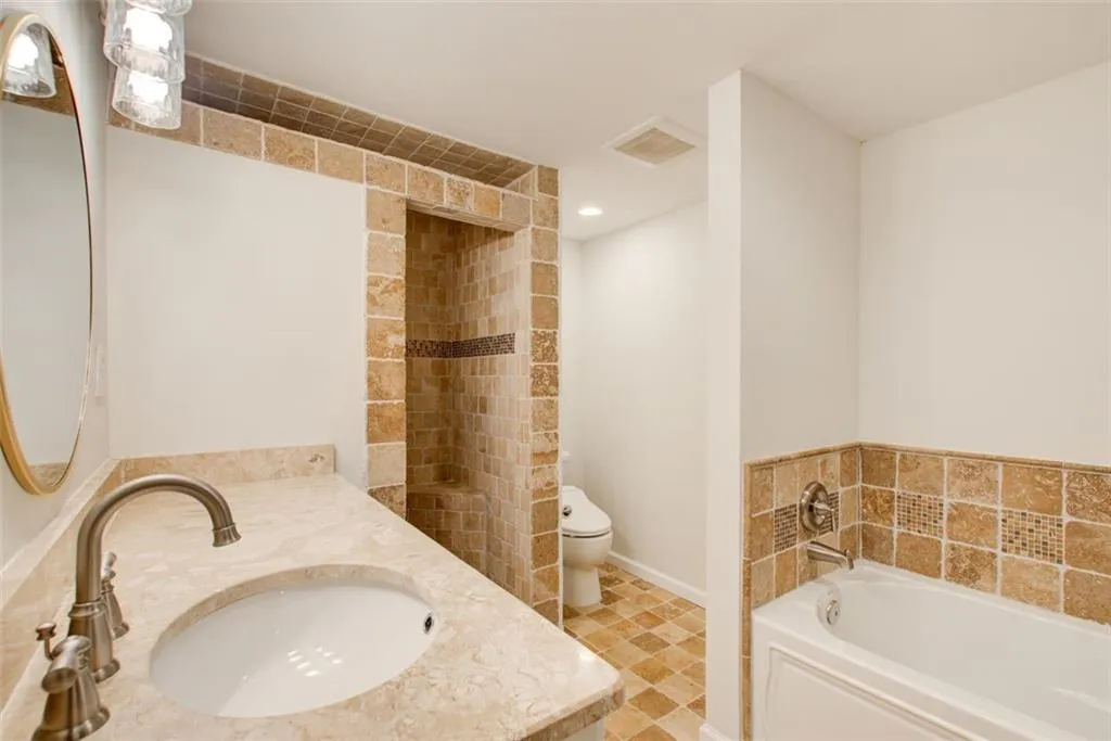 Terrace Level Renovated Full Bath