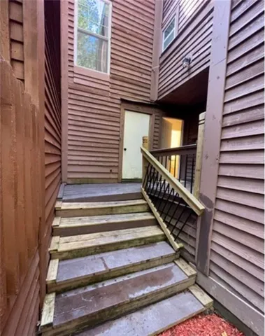 Doorway to property