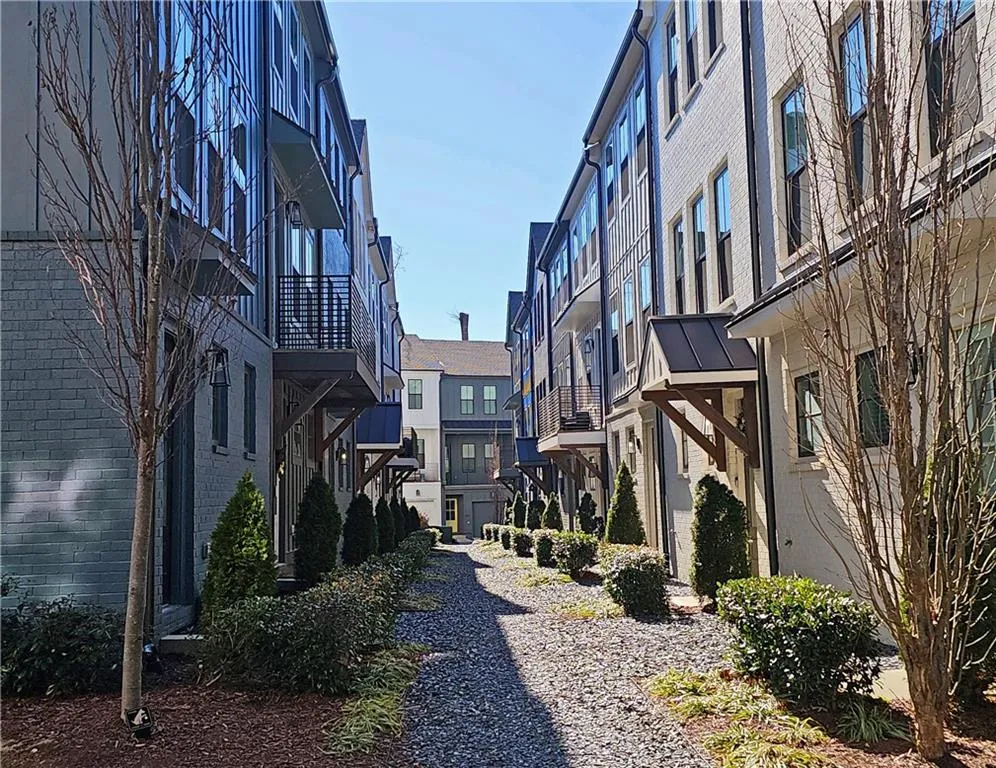 Welcoming courtyard