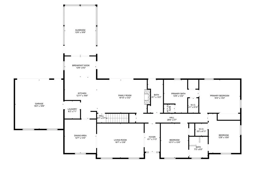 Main Level Floor Plan