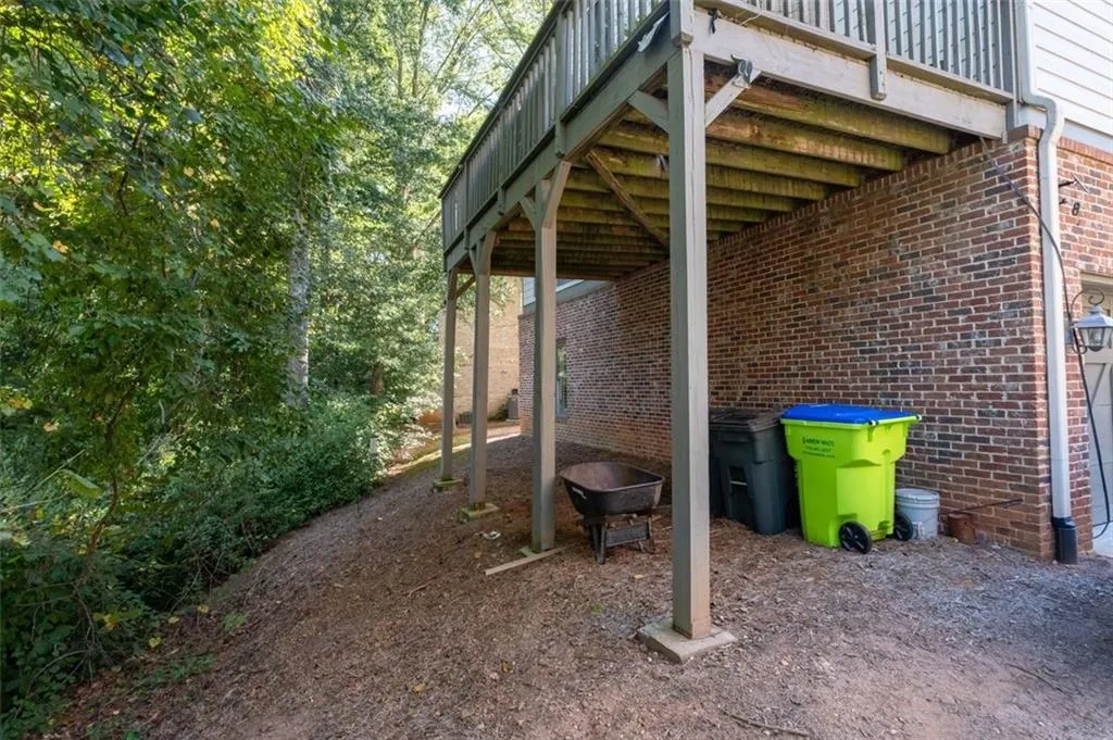 View of patio / terrace with a wooden deck