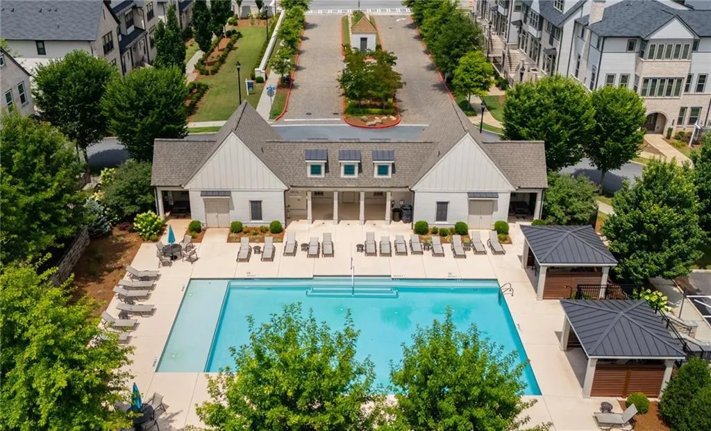 Community pool steps away from this unit.