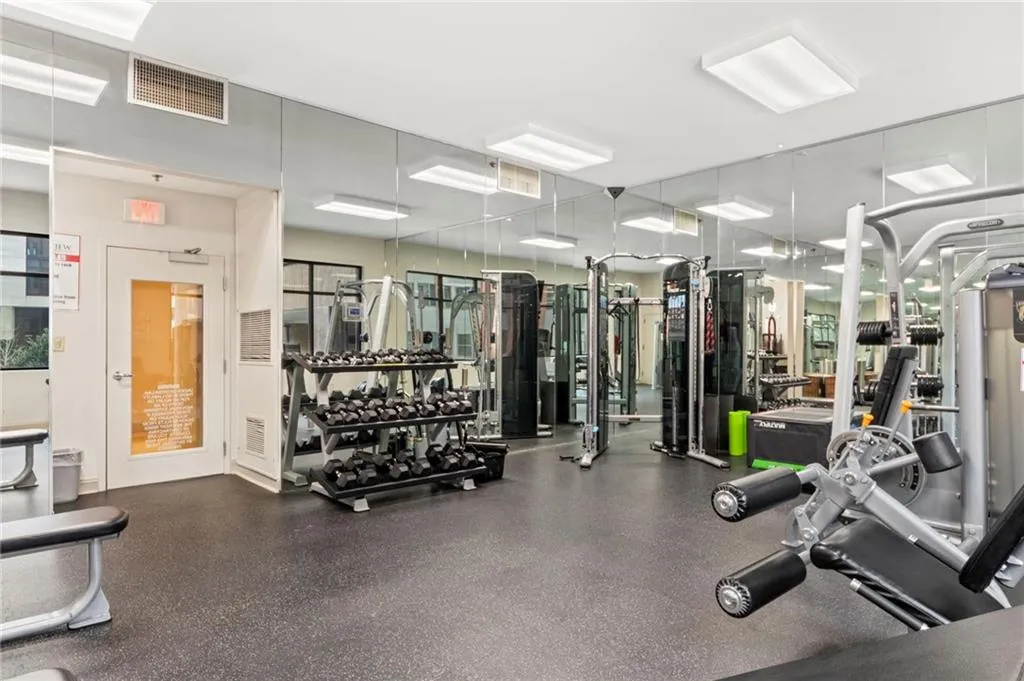 View of exercise room