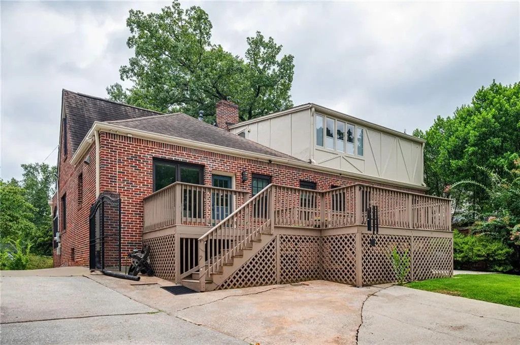Additional view of rear of home