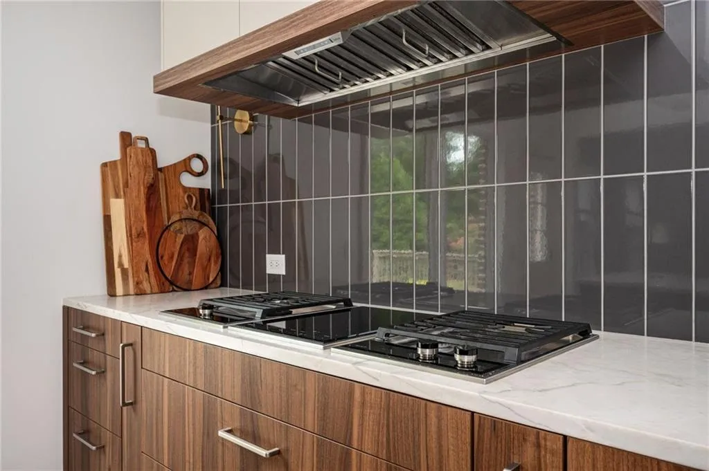 View of cooktop