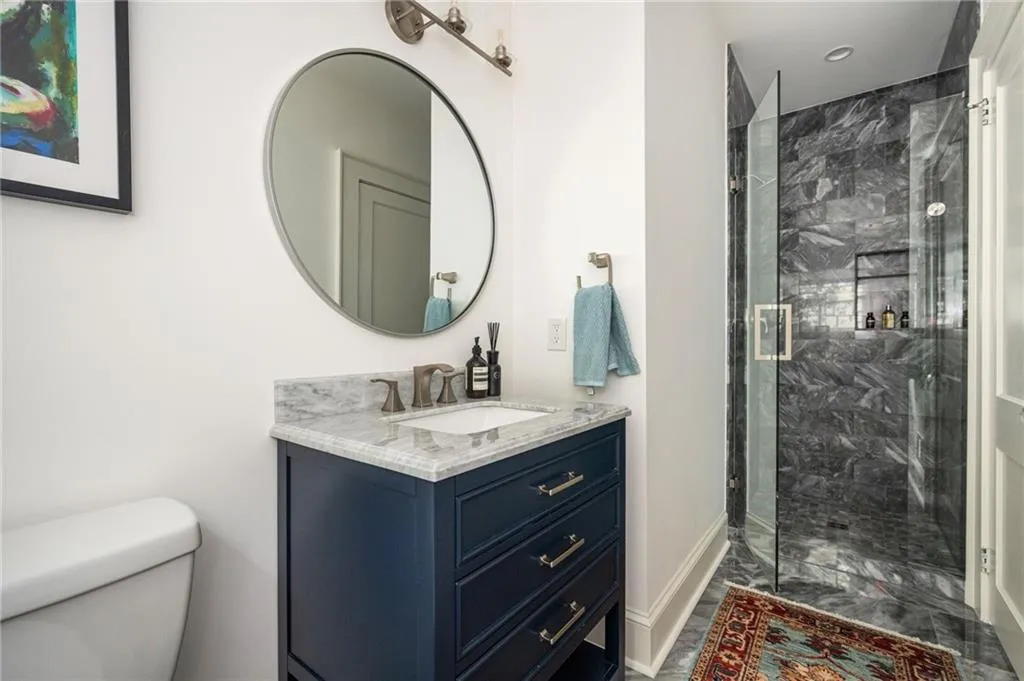 First bathroom on main level