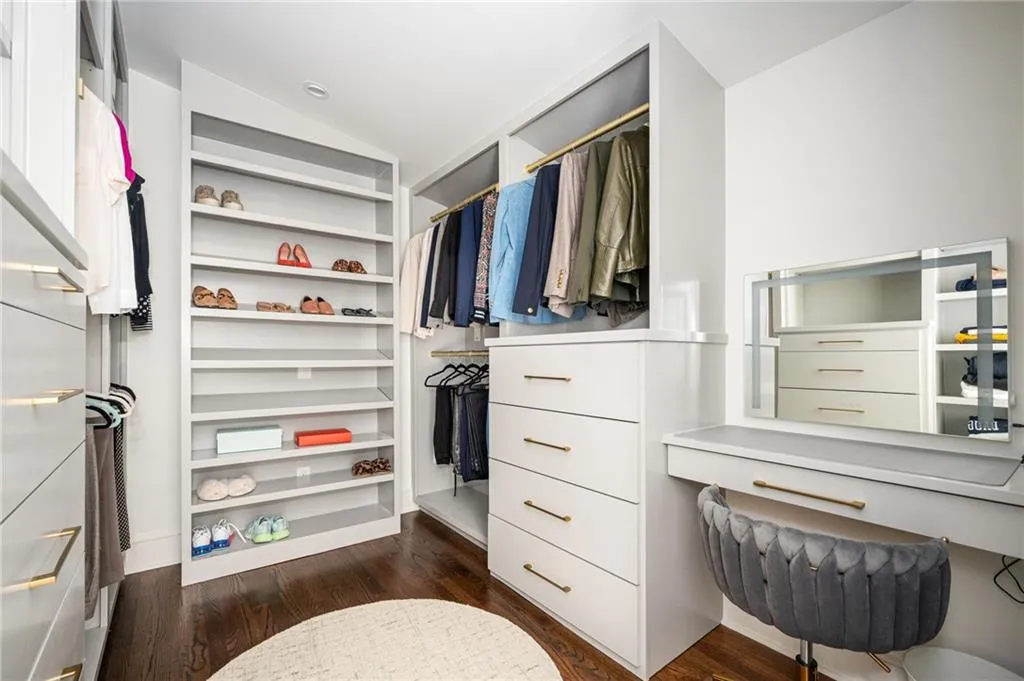 Custom walk-in closet