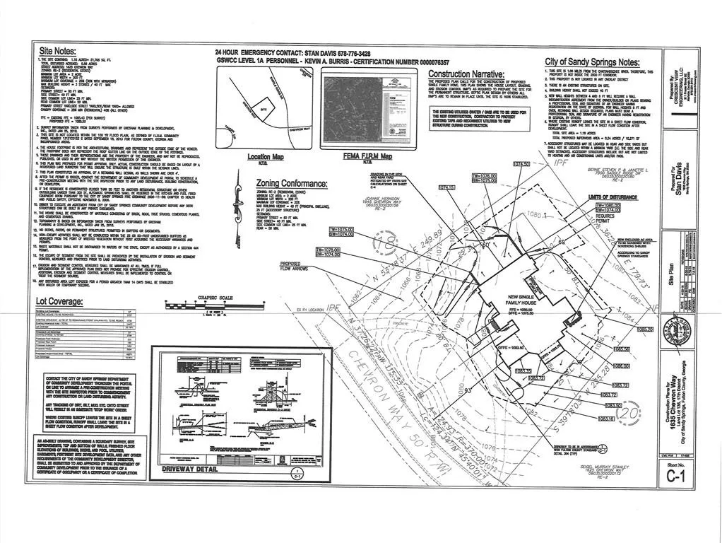 1635 Chevron Way, Sandy Springs, Georgia 30350, ,Land,Sold,1635 Chevron Way,6684710
