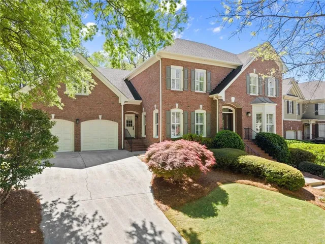 Brick exterior with multiple gables