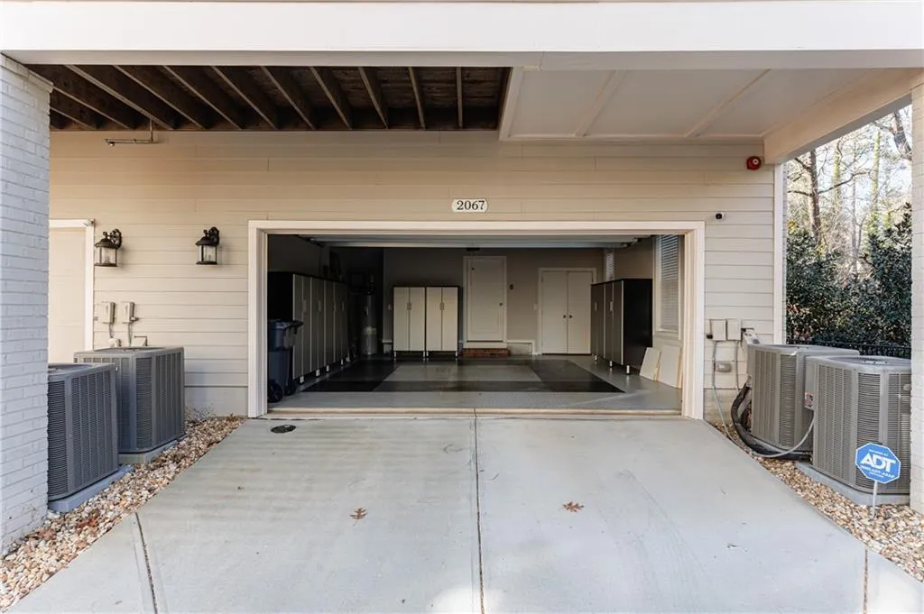 Two car garage