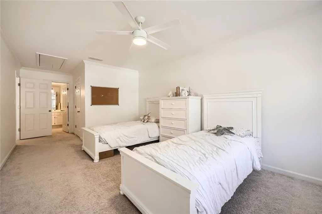 Each bedroom has large closets with ample storage.