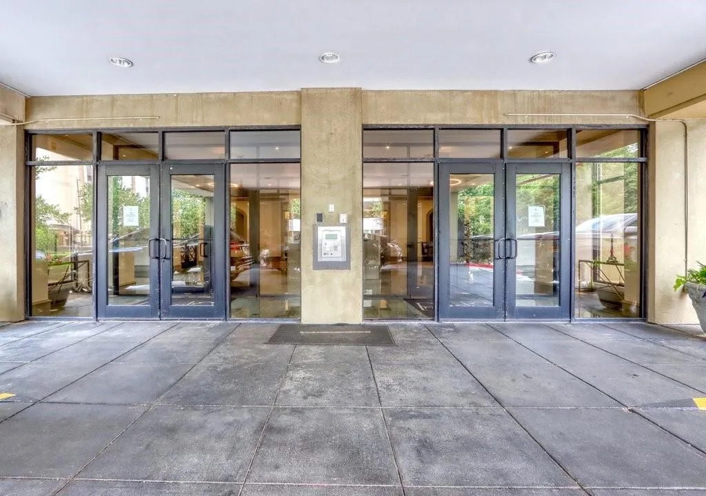 Entrance to property featuring french doors Entrance to property featuring french doors