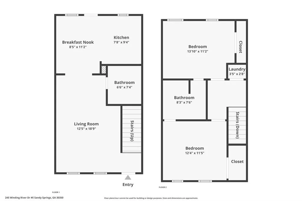 245 Winding River Drive Unit E, Atlanta, Georgia 30350, 2 Bedrooms Bedrooms, ,2 BathroomsBathrooms,Residential,Sold,245 Winding River Drive Unit E,7514097