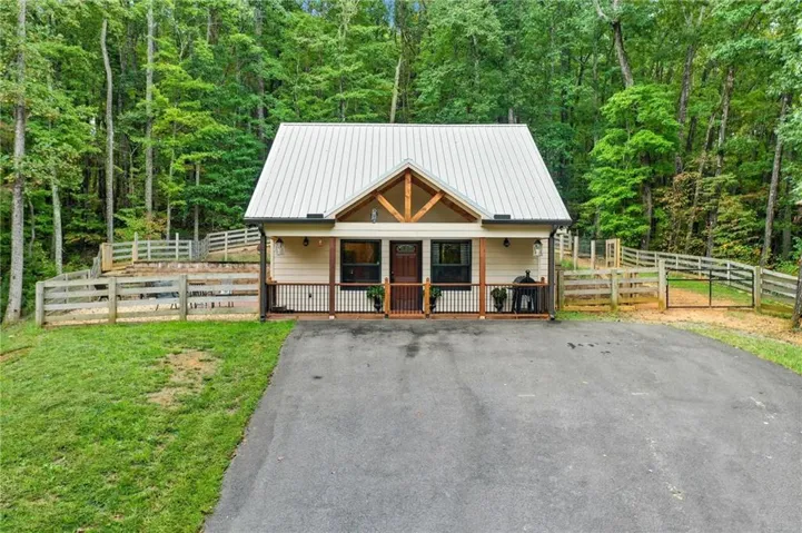 Stable with a view of trees