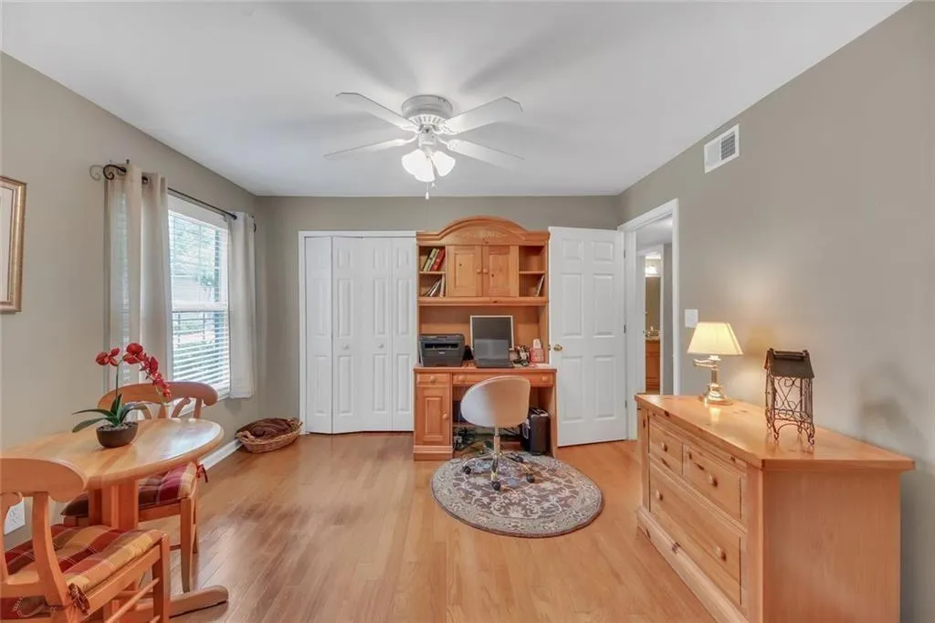 Third bedroom used as an office