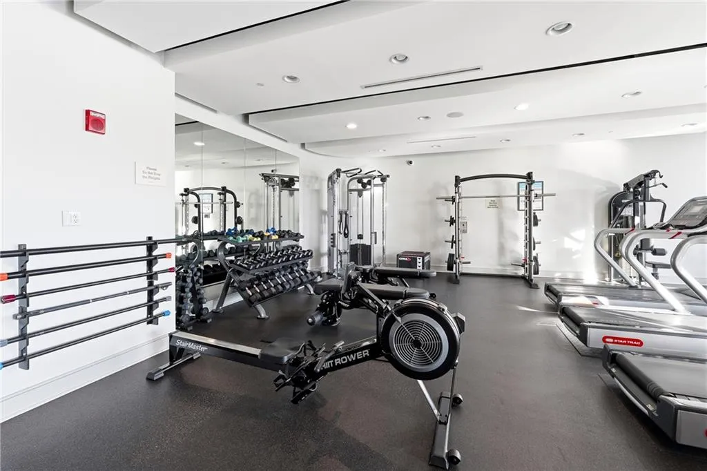 View of workout area