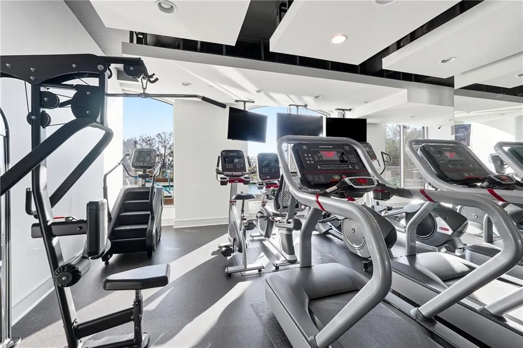 View of exercise room