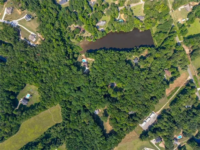 Drone shot of the properties