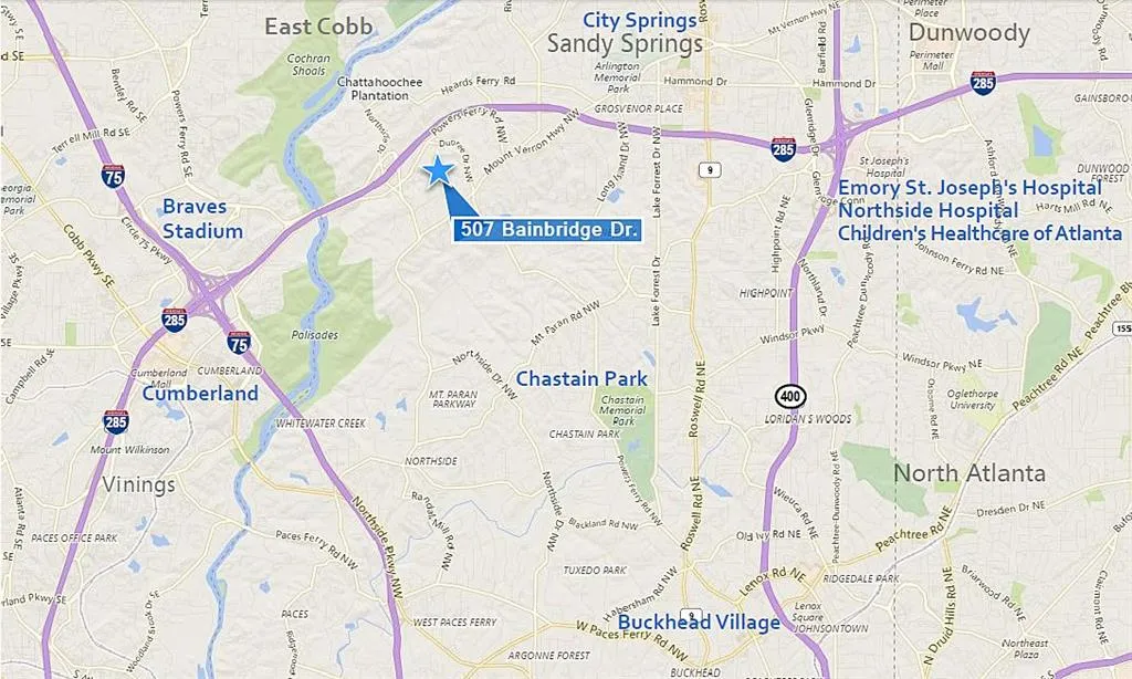 507 Bainbridge Drive, Atlanta, Georgia 30327, 2 Bedrooms Bedrooms, ,2 BathroomsBathrooms,Residential,Sold,507 Bainbridge Drive,5799685