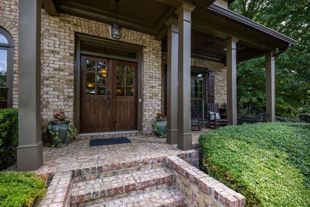 Covered front porch