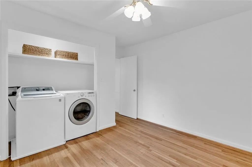 Convenient main level laundry, option to be moved to the lower level