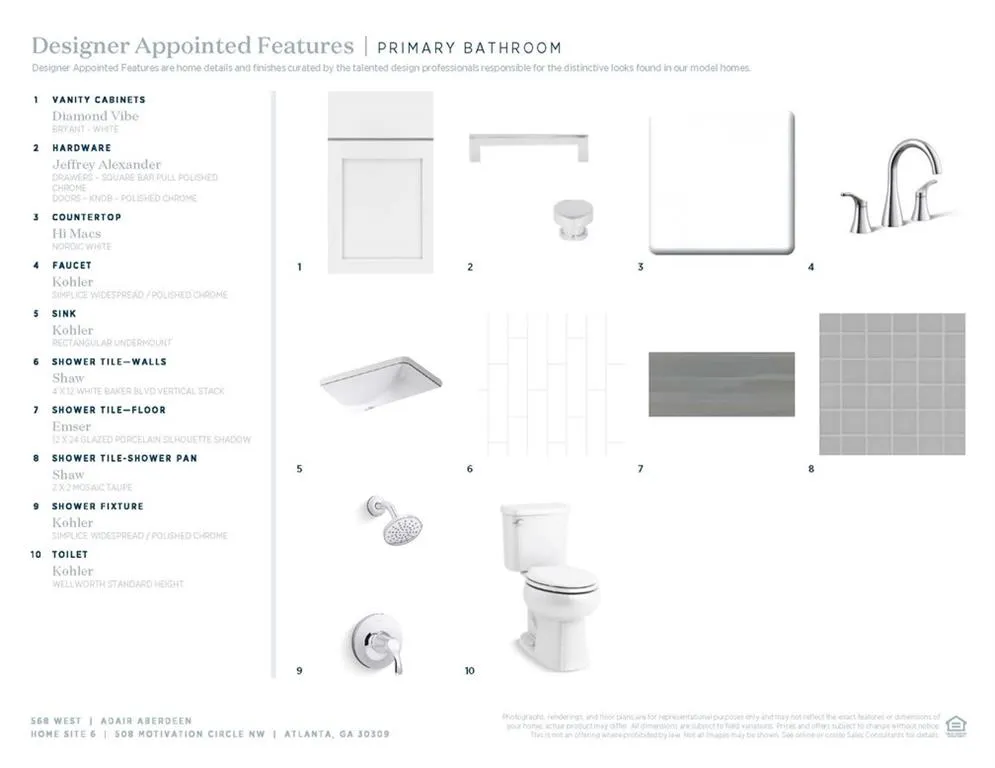 Thoughtful Designer Appointed Collections by Toll Brothers' Design Experts