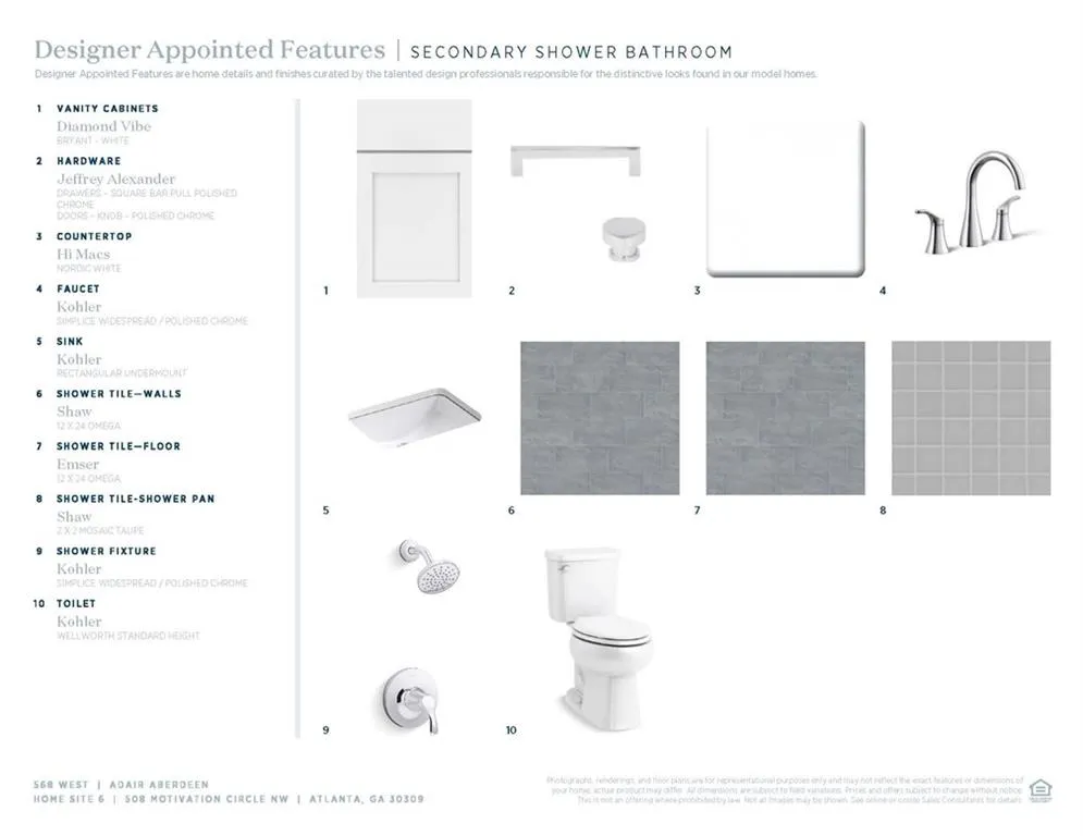 Thoughtful Designer Appointed Collections by Toll Brothers' Design Experts