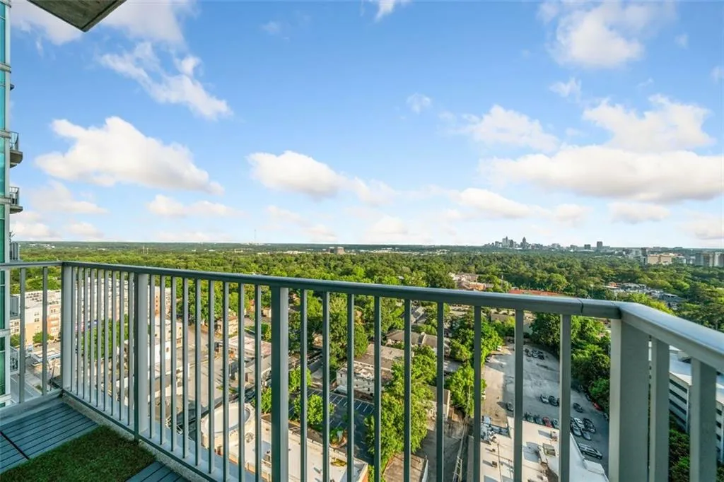 Beautiful unobstructed views from the units balcony