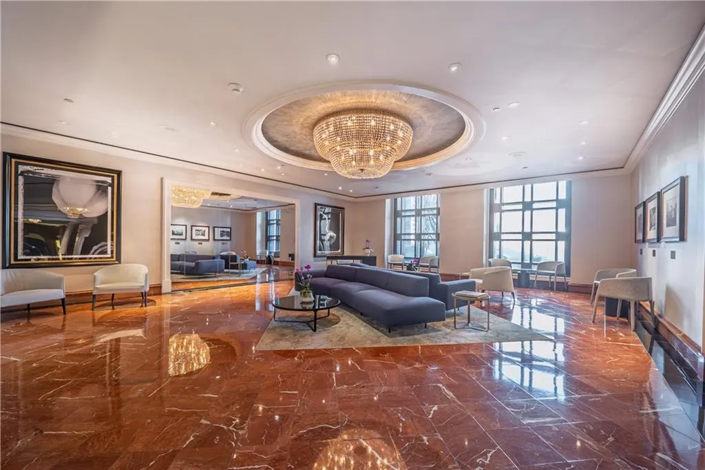 View of building lobby