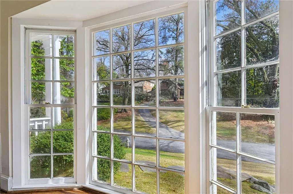 Large bay window