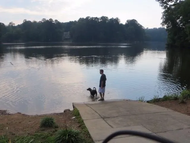 Water view featuring a boat ramp