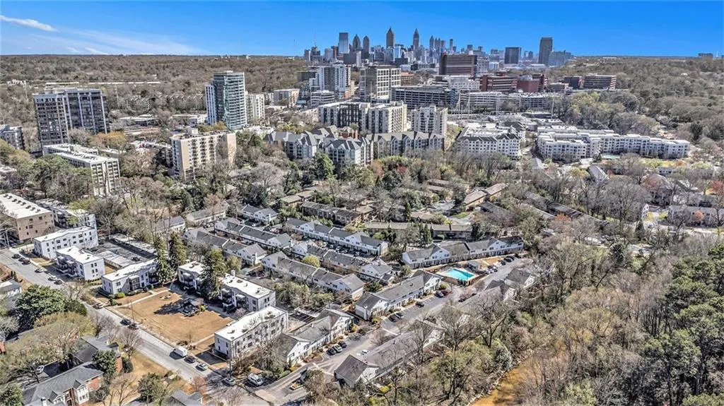 Nestled in the city
