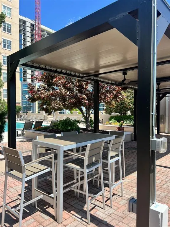 View of patio