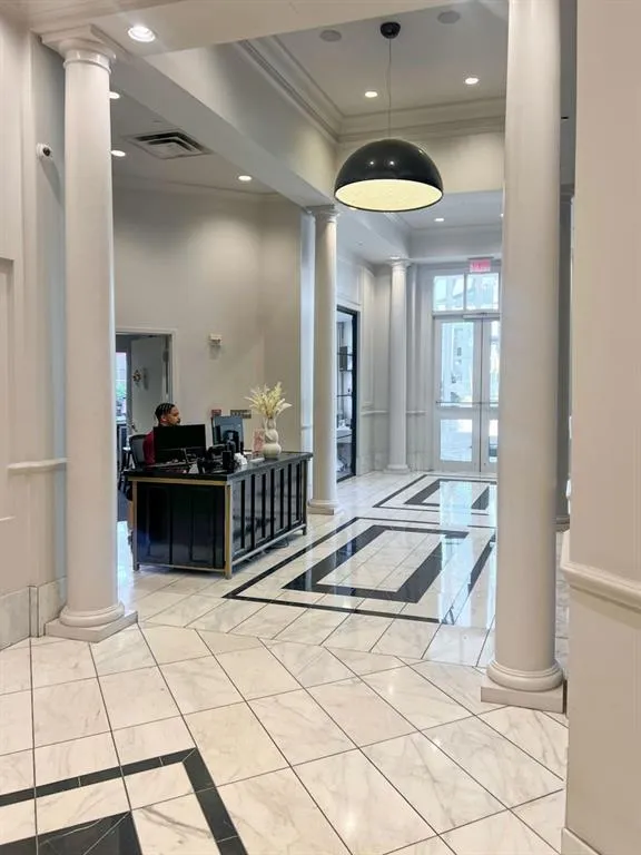Common area with visible vents