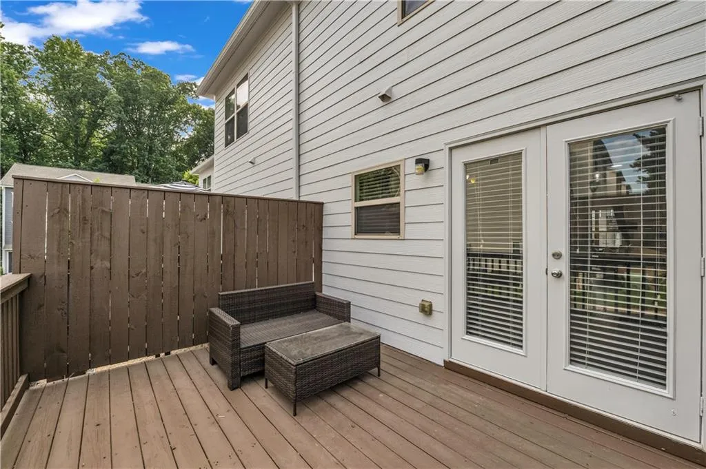 View of deck