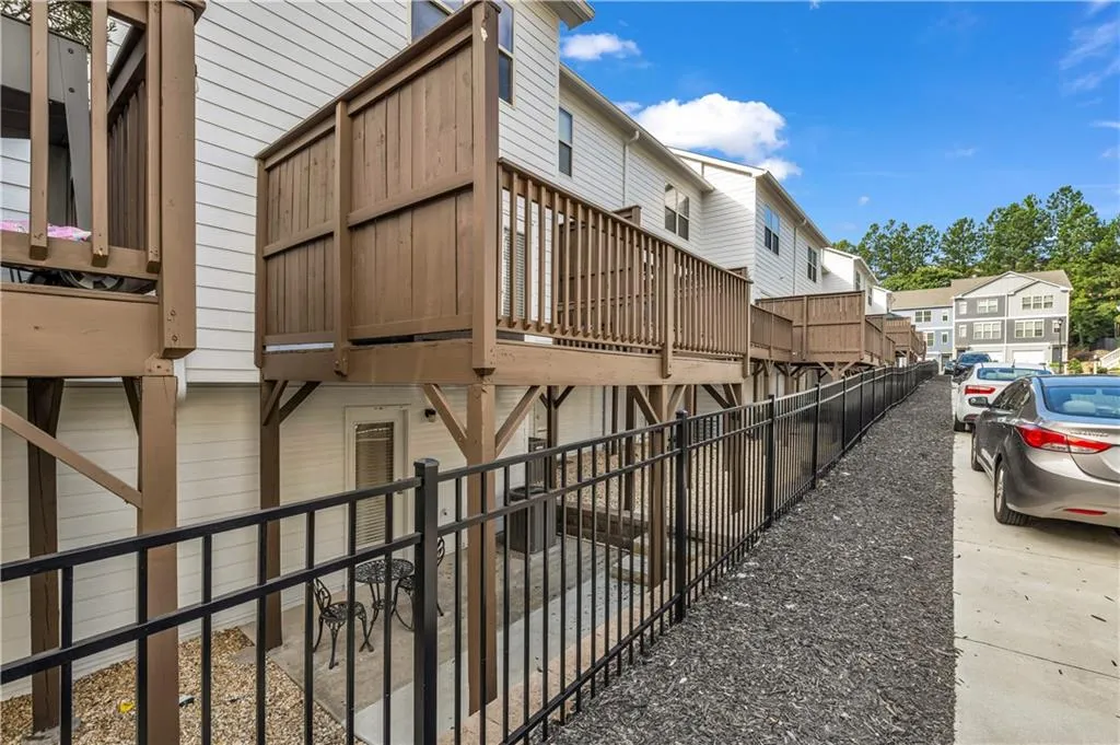 View of home's exterior featuring a residential view