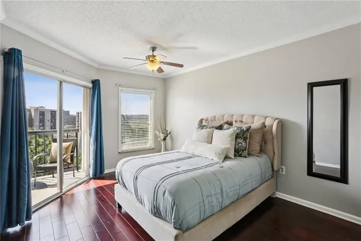 Bedroom with access to the patio