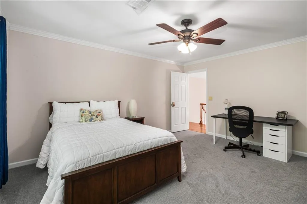 900 Edgewater Drive~ An alternate view of the Secondary Bedroom #1.